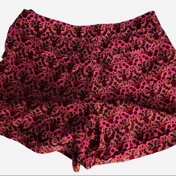 MM Couture by Miss Me Pink Floral Bag Shorts Size Med - Picture 7 of 8